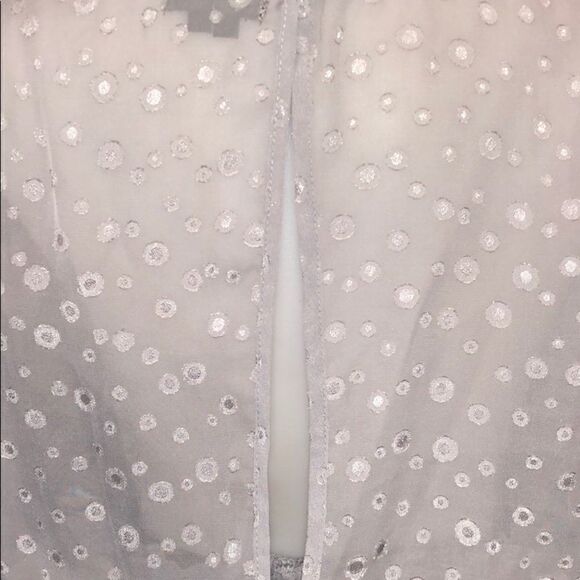 🛍️XOXO silver and sequined top with elastic waist - Picture 7 of 8